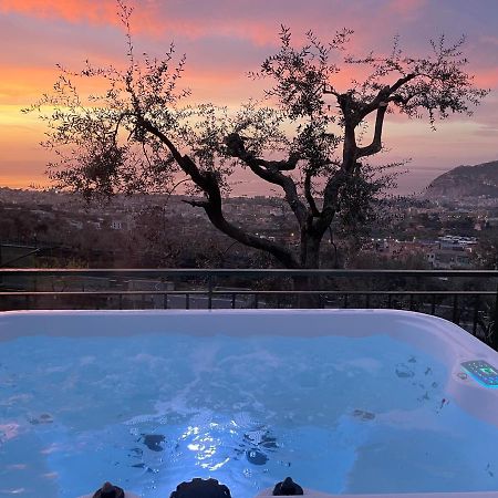 Sky View Villa Piano di Sorrento Bagian luar foto