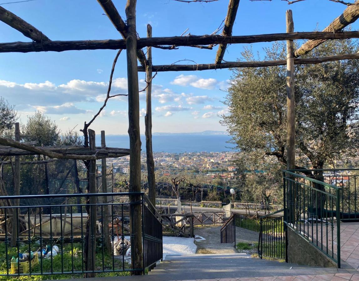 Sky View Villa Piano di Sorrento Bagian luar foto