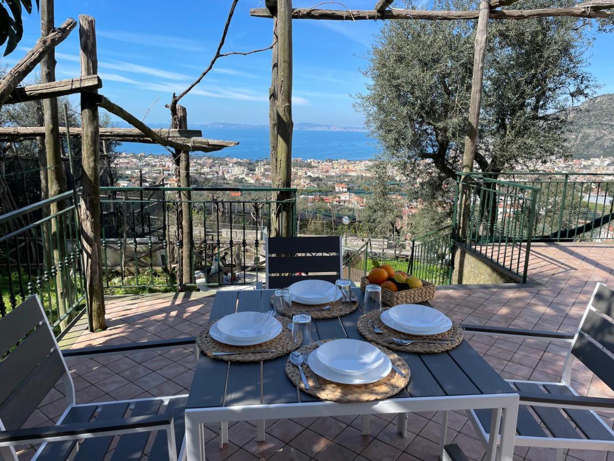 Sky View Villa Piano di Sorrento Bagian luar foto