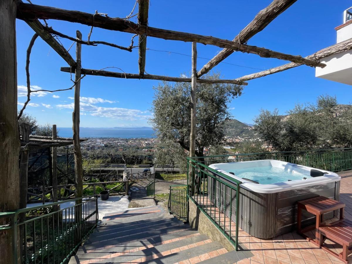 Sky View Villa Piano di Sorrento Bagian luar foto